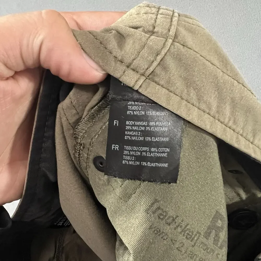 Kuhl Radikl Pants Mens 34X32 Green Cargo Stretch Comfort Hiking Outdoor